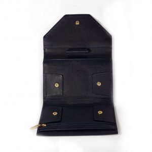 wallet-Genevieve clutch blue