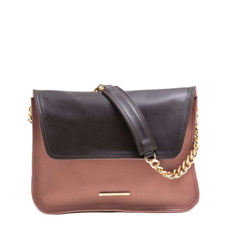 VICTORIA-shoulder bag-old rose-brown