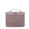 GREY SUEDE SHOULDER BAG