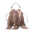 handmade nude leather bag women