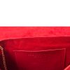 RED SUEDE SHOULDER BAG