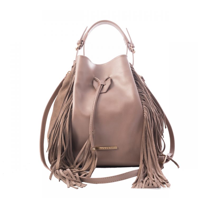 handmade nude leather bag women