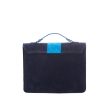 BLUE SUEDE SHOULDER BAG