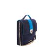 BLUE SUEDE SHOULDER BAG