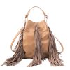 handmade rose gold leather bag women