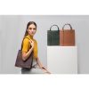 kierra mini tote leather bag-berthelotti-dark green leather-1