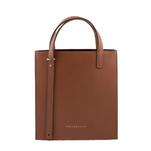 kierra tote leather bag-berthelotti-woman-tan leather-1