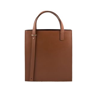 kierra tote leather bag-berthelotti-woman-tan leather-2