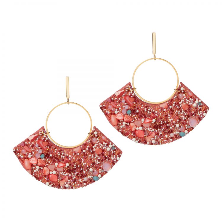 Chloe berthelotti leather earring