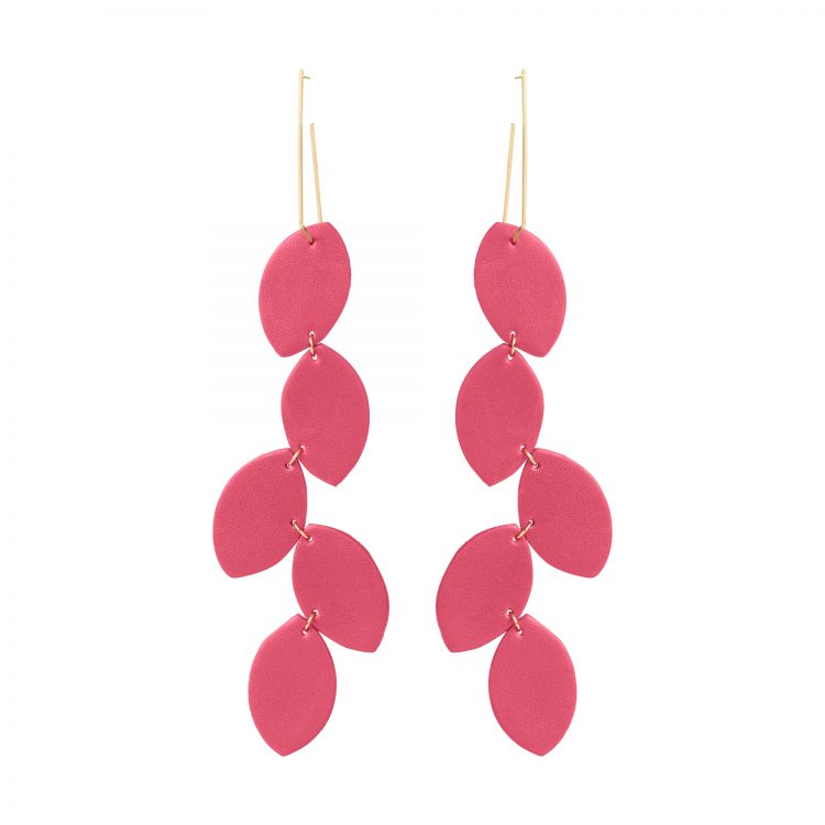 LEA LEATHER EARRING BERTHELOTTI