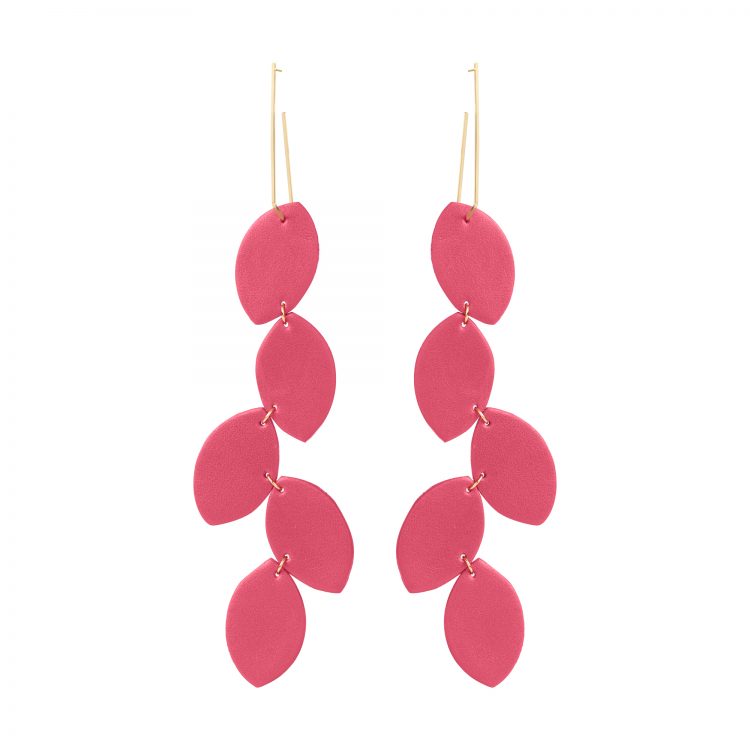 LEA LEATHER EARRING BERTHELOTTI