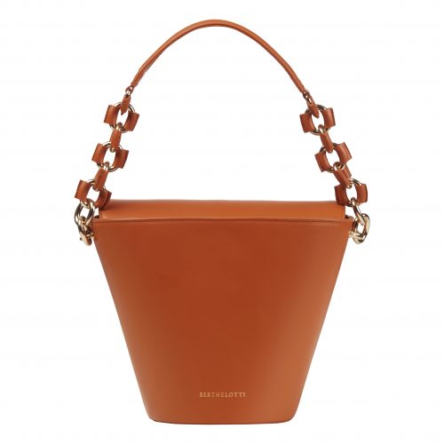 Berthelotti Tan large Margot Bucket bag woman style fashion leather