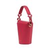 Berthelotti woman fashion tophandle Margot leather Fuchsia bucket bag