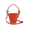 Berthelotti orange small Margot Bucket bag woman style fashion mini leather