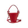 Berthelotti fuchsia small Margot Bucket bag woman style fashion mini leather