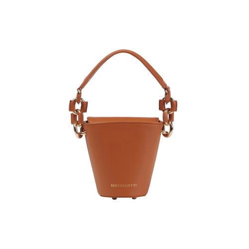 Berthelotti tan small Margot Bucket bag woman style fashion mini leather