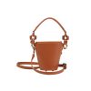 Berthelotti tan small Margot Bucket bag woman style fashion mini leather