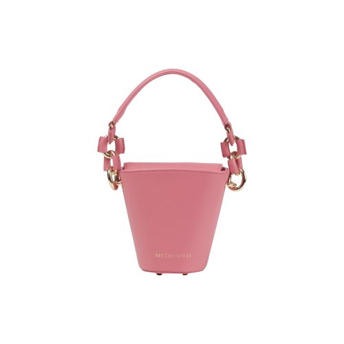 Berthelotti pink small Margot Bucket bag woman style fashion mini leather