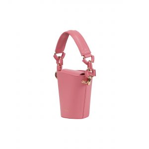 Berthelotti pink small Margot Bucket bag woman style fashion mini leather