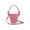 Berthelotti pink small Margot Bucket bag woman style fashion mini leather