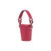 Berthelotti fuchsia small Margot Bucket bag woman style fashion mini leather