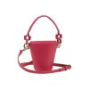 Berthelotti fuchsia small Margot Bucket bag woman style fashion mini leather