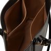 Berthelotti Black Noreen tote bag woman style fashion leather