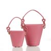 Berthelotti pink small Margot Bucket bag woman style fashion mini leather