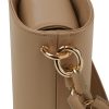 Berthelotti Pale olive large Margot Bucket bag woman style fashion leather