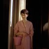 Berthelotti woman fashion tophandle Margot leather pink bucket bag