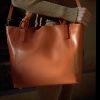 Berthelotti Black Noreen Orange bag woman style fashion leather
