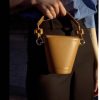 Berthelotti tan small Margot Bucket bag woman style fashion mini leather