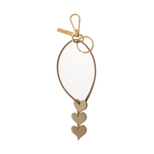 BERTHELOTTI LEATHER KEY CHAIN HEART