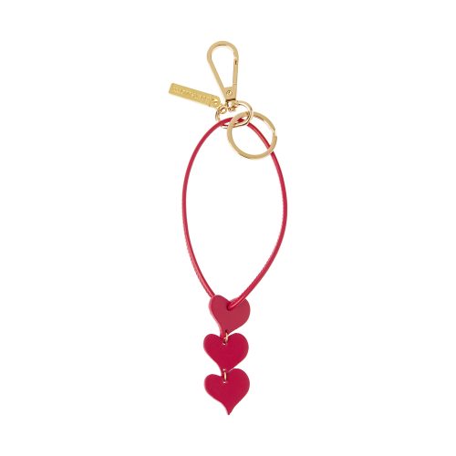 BERTHELOTTI LEATHER KEY CHAIN HEART