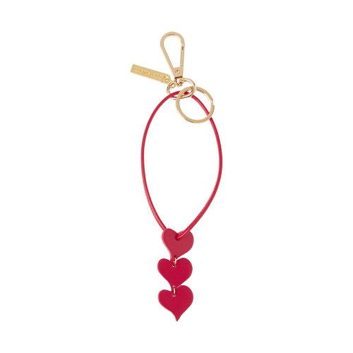 BERTHELOTTI LEATHER KEY CHAIN HEART